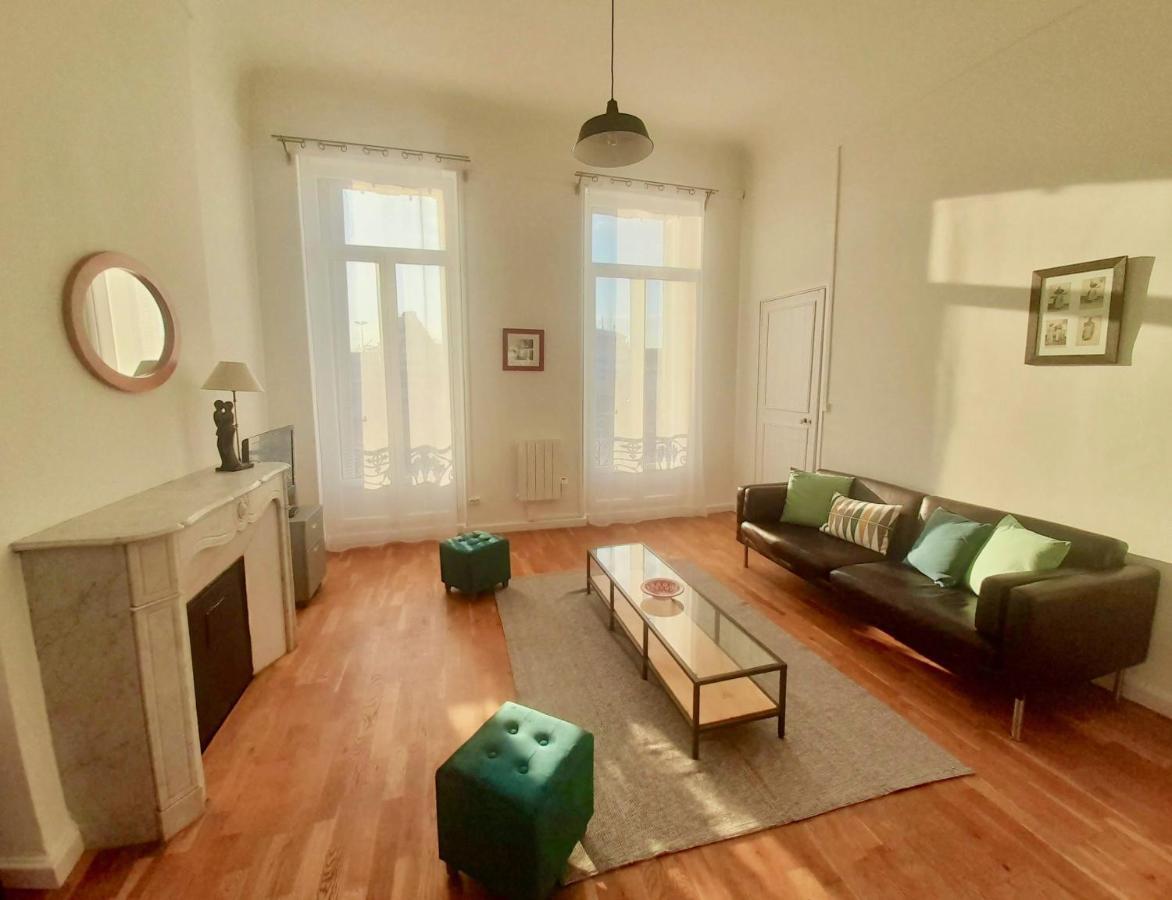 Spacieux Et Lumineux Appartement Vue Mer Joliette Marseille Eksteriør billede